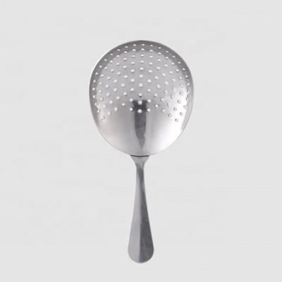 Factory Direct wholesale stainless steel fine mesh wire strainer spoon cocktail & tea conical cocktail strainer